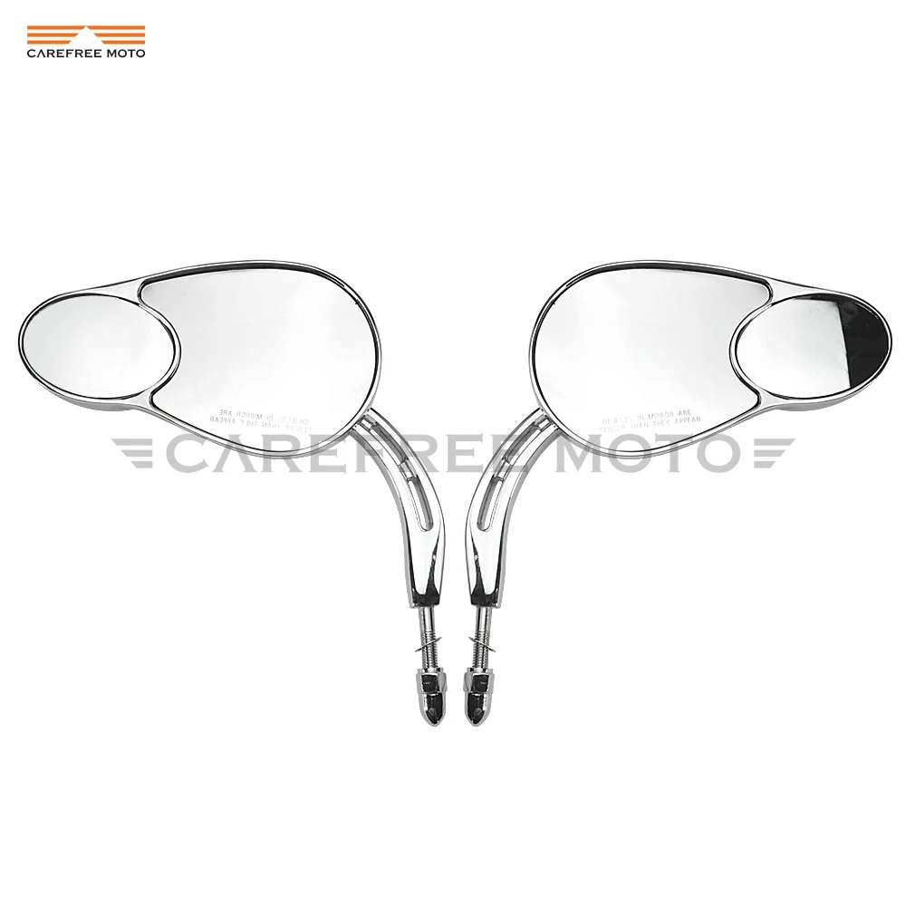 Чехол для мотоциклетного зеркала заднего вида, хромированный чехол для Harley Road Glide SPORTSTER XL883 XL1200L XL1200C FLHTK 2010-2016