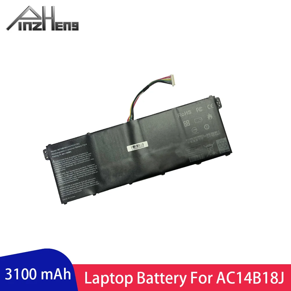 

PINZHENG Laptop Battery For Acer Aspire ES1-511 ES1-512 V3-111P CB3-531 311 TravelMate B115 B116 MS2394 AC14B18J AC14B13J