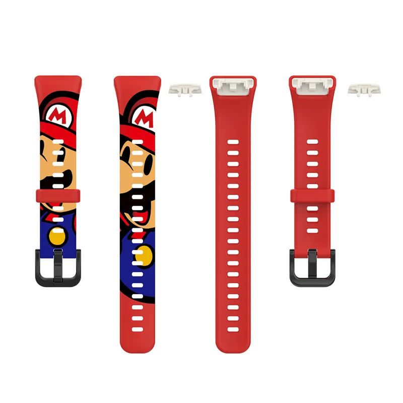 Straps For Huawei Band 7/Honor Band 6 Silicone Printing Wristband Replacement Bracelet For Huawei Band 6 Pro Correa