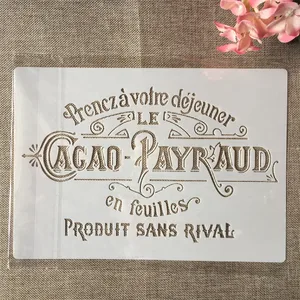 Трафарет для рисования стен А4, 29 см, раскраска для скрапбукинга, тиснильный альбом