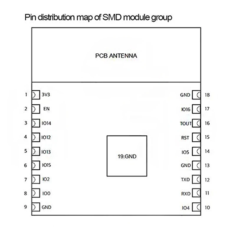 Esp-Wroom-02 Esp8266 дистанционный последовательный порт Wifi беспроводной модуль