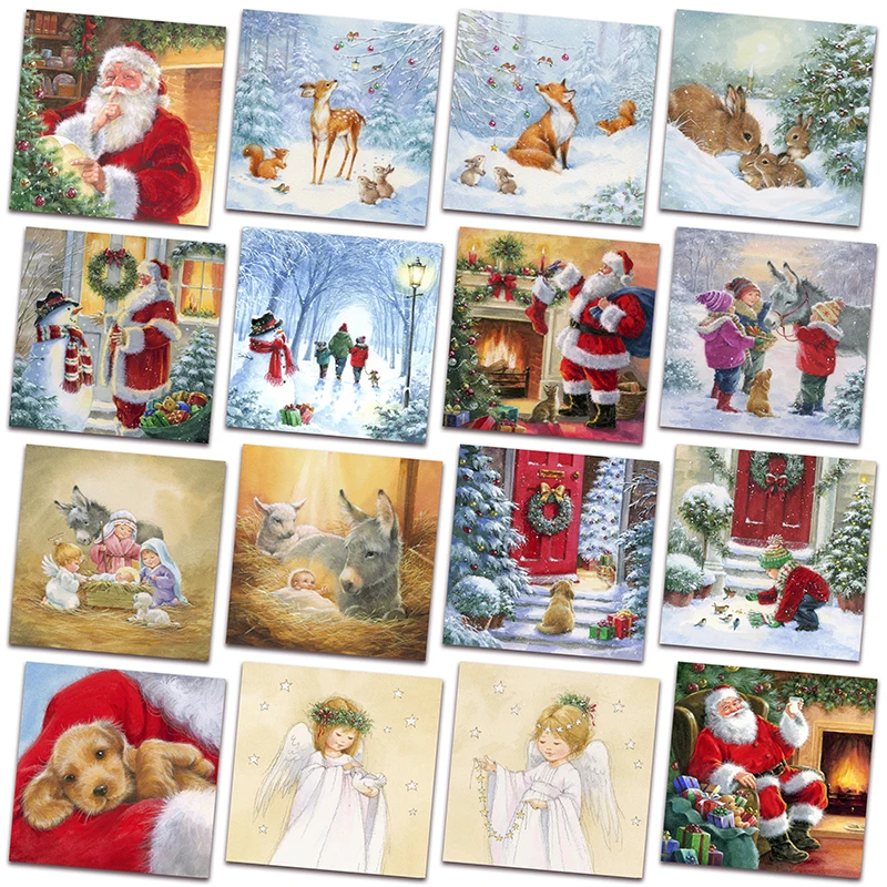 

New Full Diamond painting embroidery Christmas animal 5D DIY Diamond mosaic Deer rabbit donkey dog cross stitch Home decor 2852