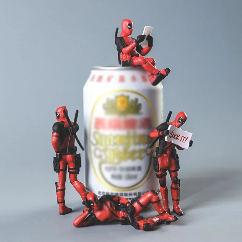6 см Мстители мини Дэдпул украшение кукла герои мультфильмов Marvel Аниме фигурки