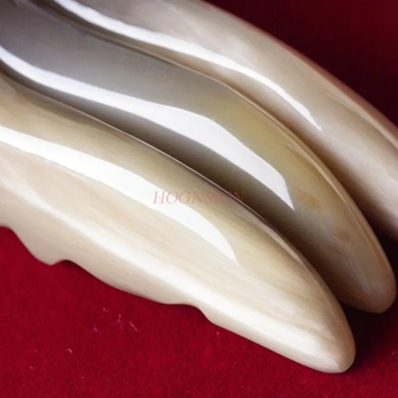 

yak horn Authentic Pure Natural Anti Static Yak Horn Comb Massage Hair Loss Prevention Birthday Gift Hairdressing Supplies