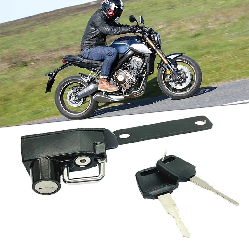 

6 цветов мотоциклетный Противоугонный замок на шлем из сплава с 2 ключами Подходит для HONDA CB650R CB 650R CB650 R 2018-2021