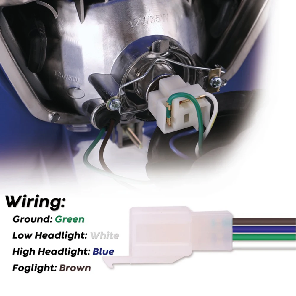 1 шт. универсальная светодиодная светодиодный РА для мотоцикла фара уличный