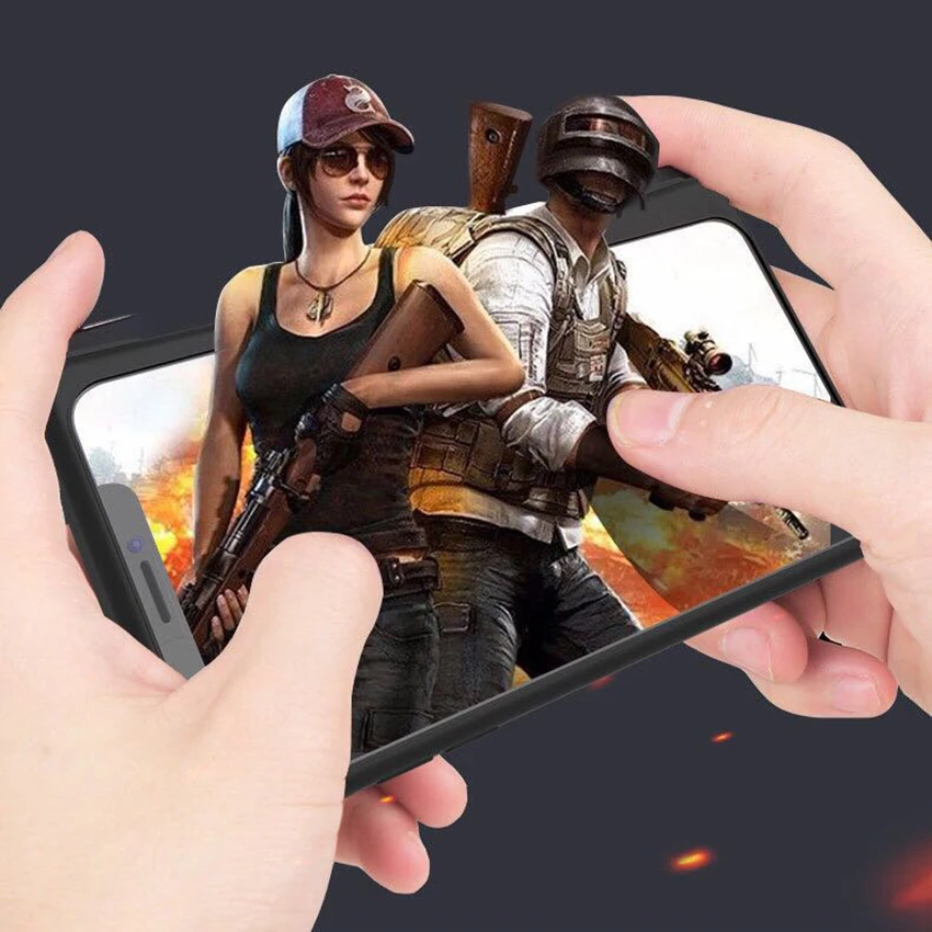 Bluetooth Pubg мобильный геймпад чехол для телефона контрольный Лер триггер Бесплатный пожарный контроль Pugb игровой телефон для iOS 7P-XS MAX смартфон