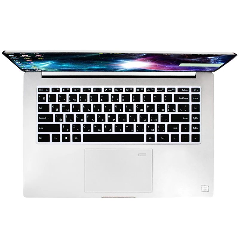 HRH мягкий силиконовый гелевый Чехол для клавиатуры с русским языком Защитная