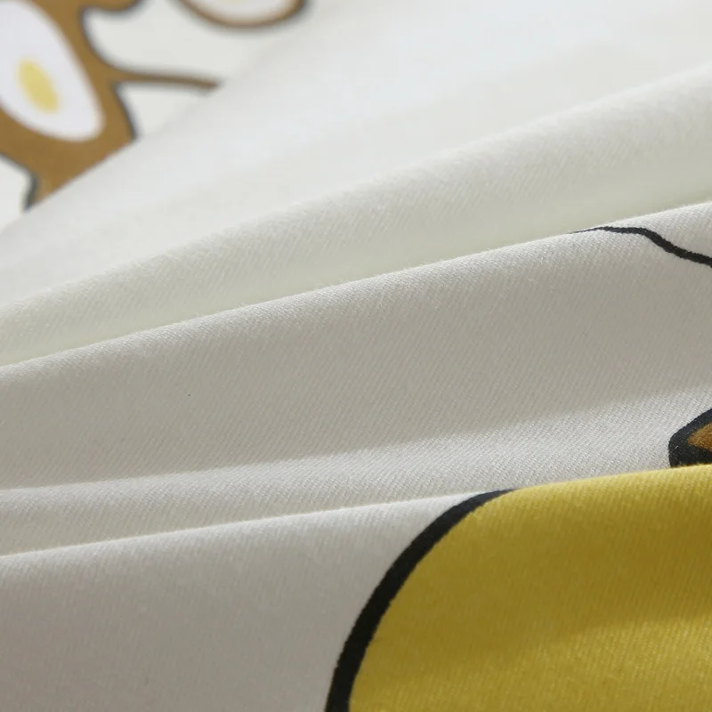 Пододеяльник с мультяшным рисунком покрывало из чистого хлопка животного