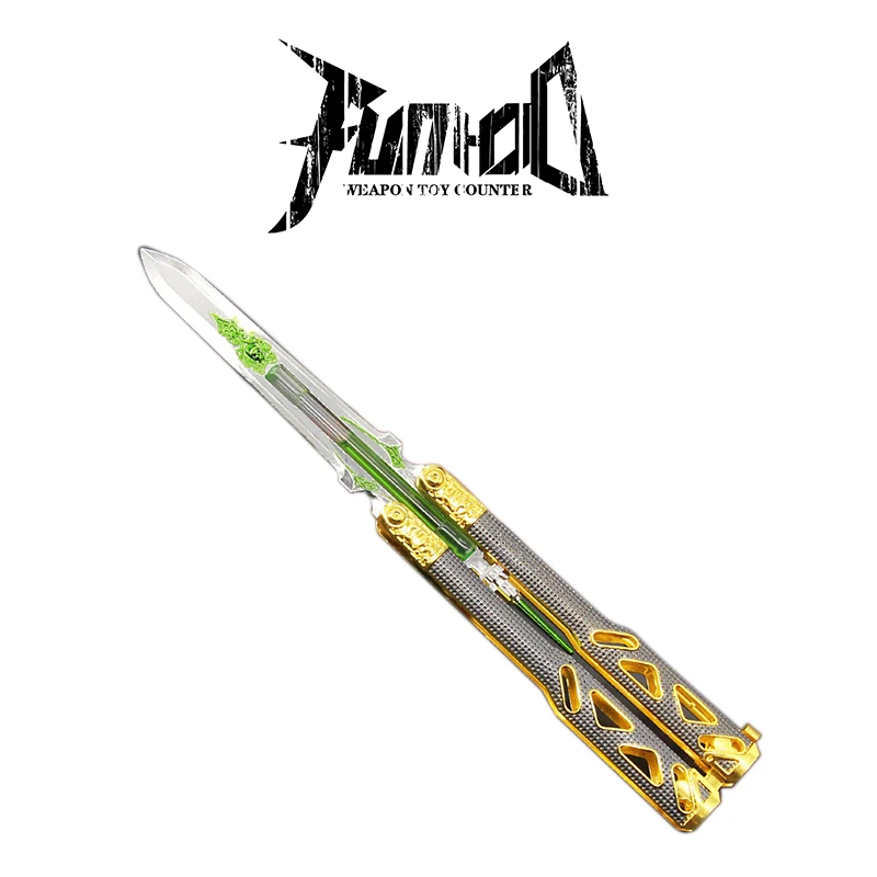 

Apex Legends Octane Heirloom Game Related Products Alloy Butterfly Knife 22cm Liquid Version Alloy Sworld Weapon Model Gift