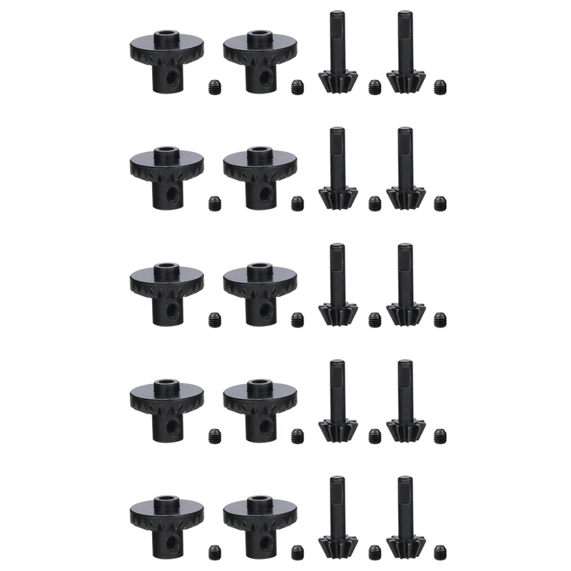 

5X Steel Front & Rear Axle Gear Drive Shaft Gears Upgrade Accessories For WPL B24 B36 C14 C24 MN D90 D99 MN99S Parts