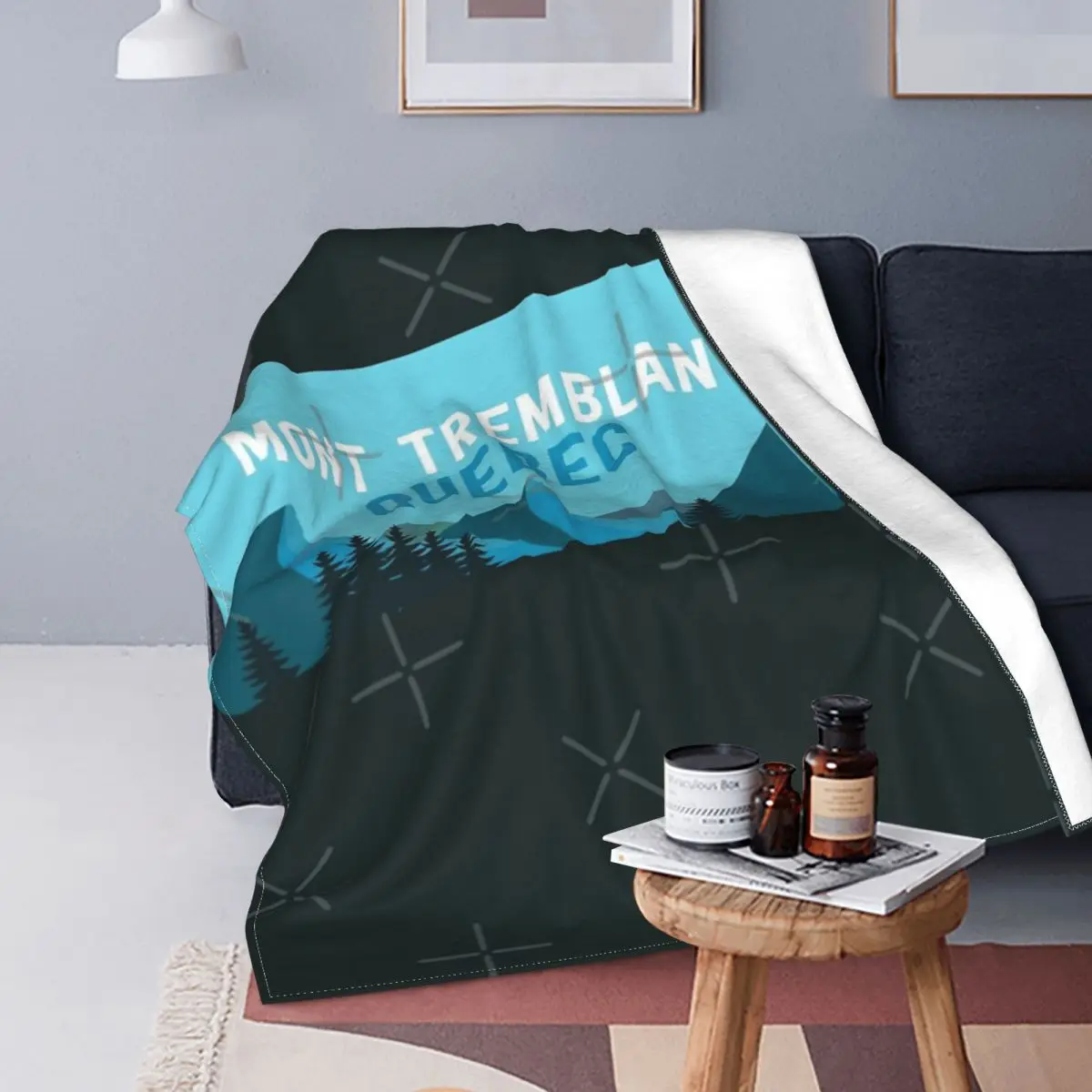 

Mont Tremblant-Manta de muselina для домашнего использования, colcha a cuadros, manta para cama, 3 Manta