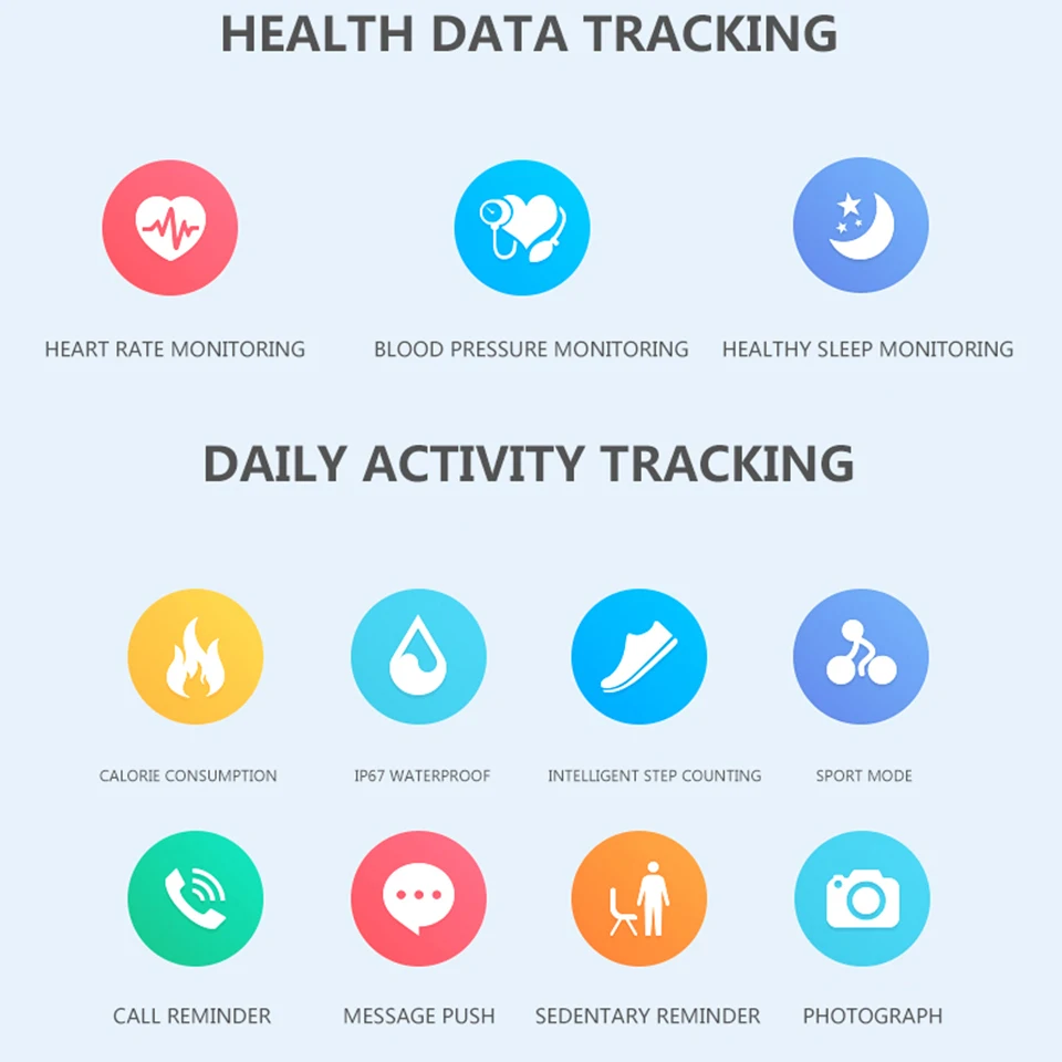 

Smart Wearable Music Watch with Bluetooth Call Smartwatch for Android iOS Men Women Sports Tracker Smart Watch Clock