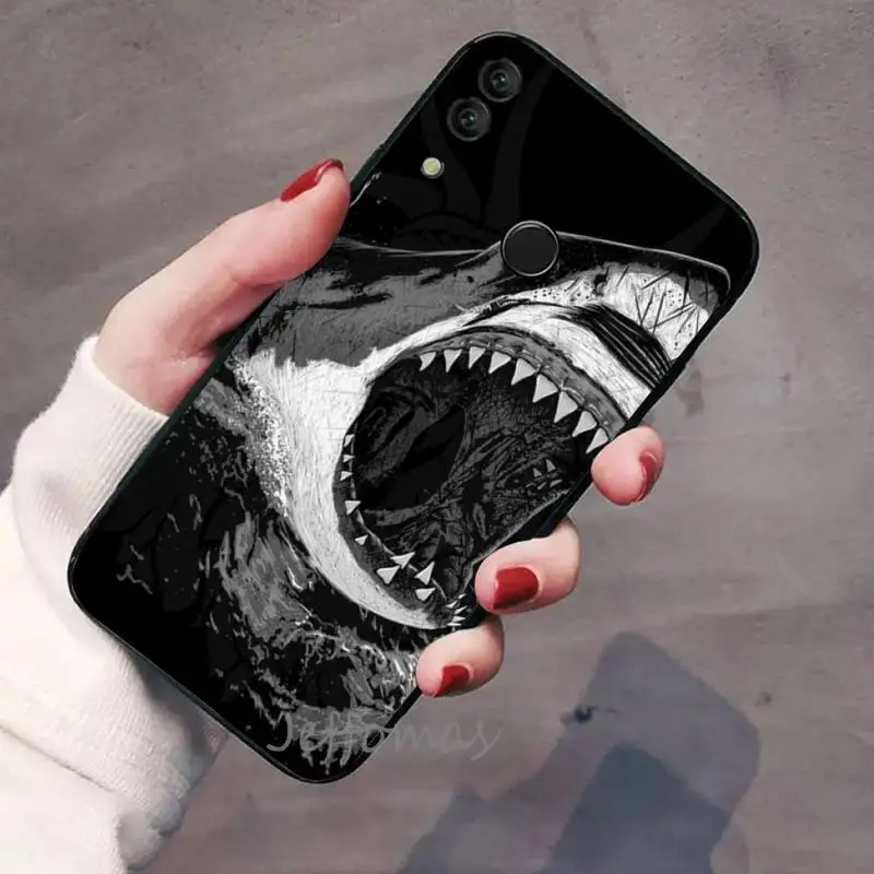 

Jaws Movie Poster Phone Case For Huawei Honor view 7a5.45inch 7c5.7inch 8x 8a 8c 9 9x 10 20 10i 20i lite pro