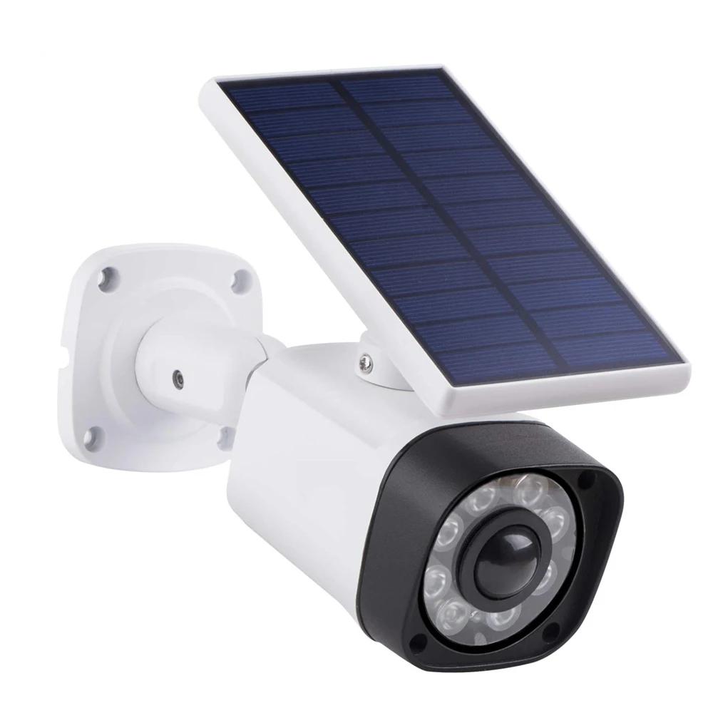 Водонепроницаемый IP66 Открытый сад поддельная камера солнечная зарядка вилла
