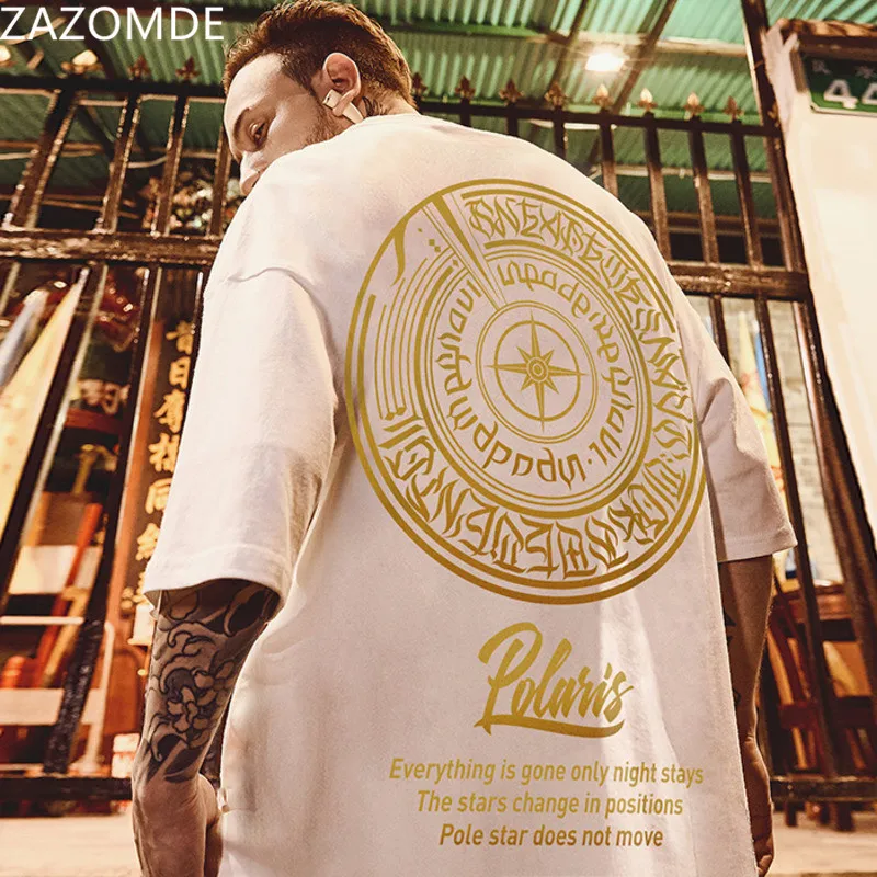 Мужская футболка с коротким рукавом в стиле хип-хоп | одежда