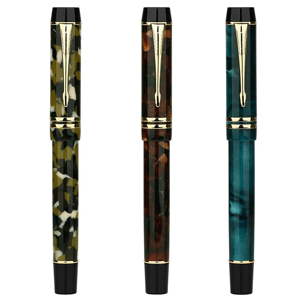 

Vacuum Filling Practise Device Office Gifts Writing Ink For Kids Fountain Pen Iridium Fine Nib Double Color Smooth