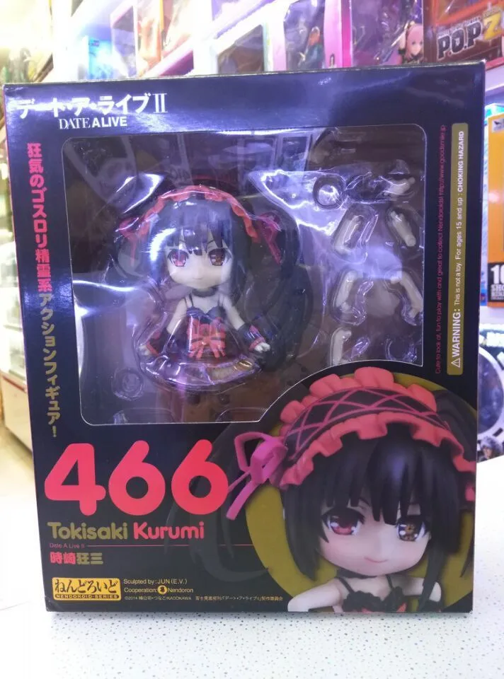 

Anime Figure Date A Live Tokisaki Kurumi Nightmare #466 Action Figural Model Collectible Juguetes Cute Toys Figma Xmas Gift Doll