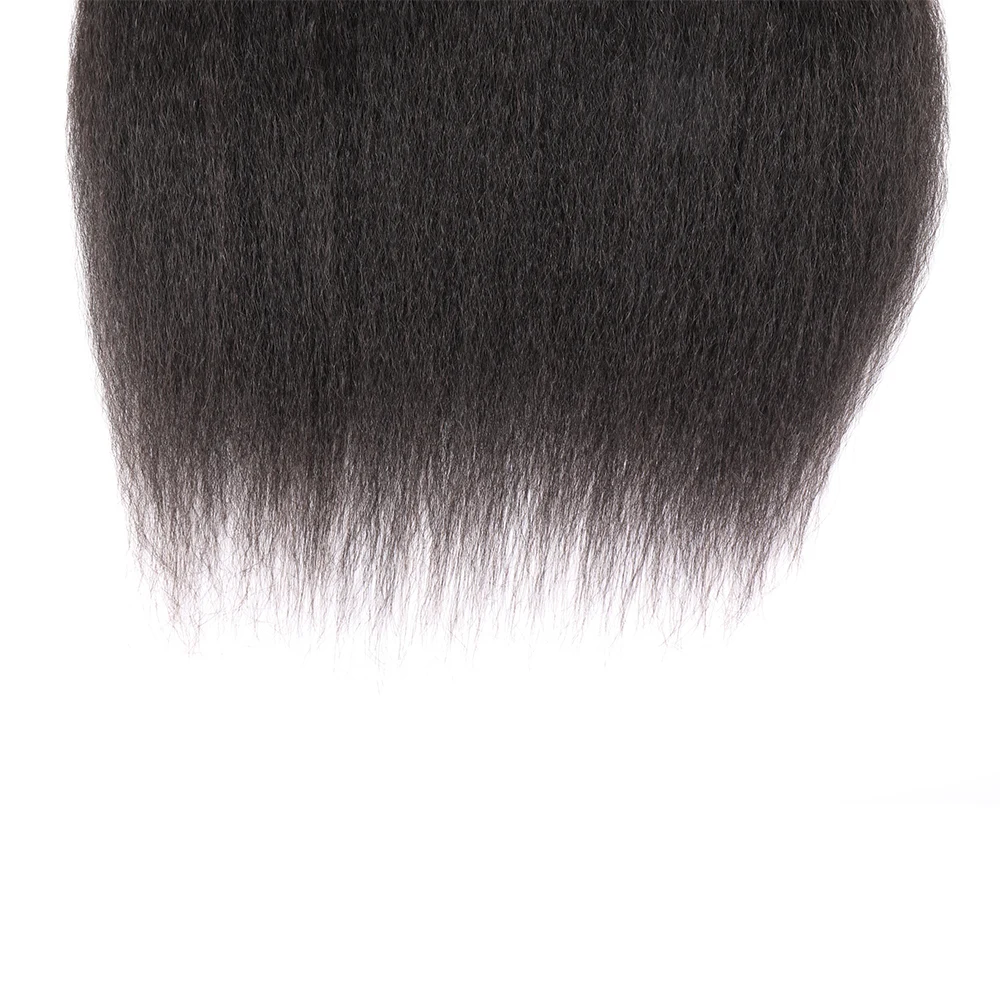 

Berry Hair Brazilian Kinky Sraight Remy Hair Yaki Kinky Bundles Grade 8A 100% Human Hair Bundles