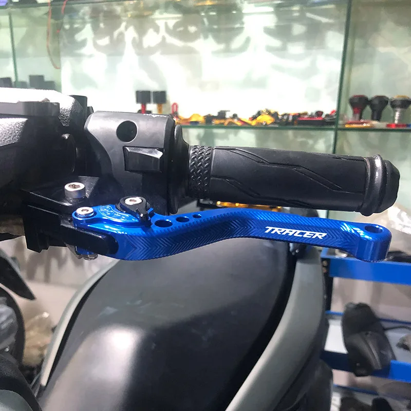 

Motorcycle Short Lever For Yamaha MT07 FZ07 MT-09 FZ-09 Tracer 700 900 GT 2014-2020 SEMSPEED CNC 3D Rhombus Brake Clutch Levers