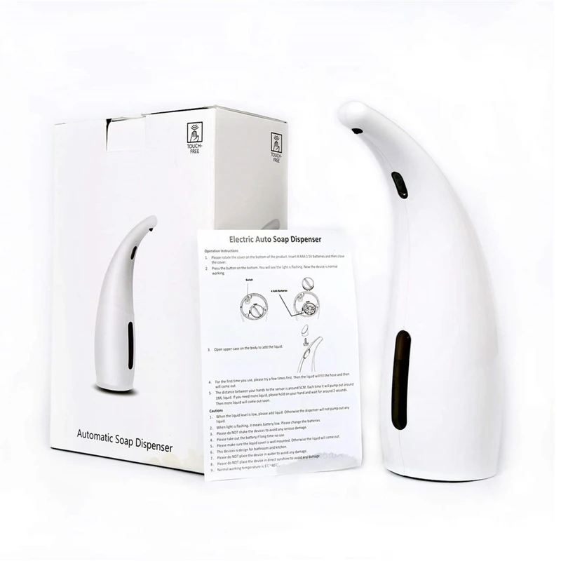 

Touchless Automatic Sensor Liquid Soap Dispenser for Home Kitchen 300ML Bathroom Accessories Soap Dispenser