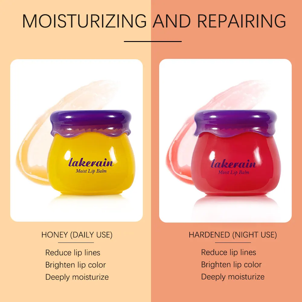 Moisturizing Lip Gloss Lip Balm Propolis Essence Lip Balm Nourishing Anti-wrinkle Lip Care Oil Honey Lip Mark Lip Care 10g