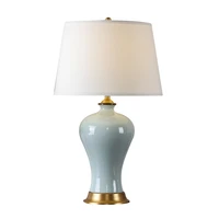 extra large american retro porcelain material copper desk lamp creative decorative home ornaments
