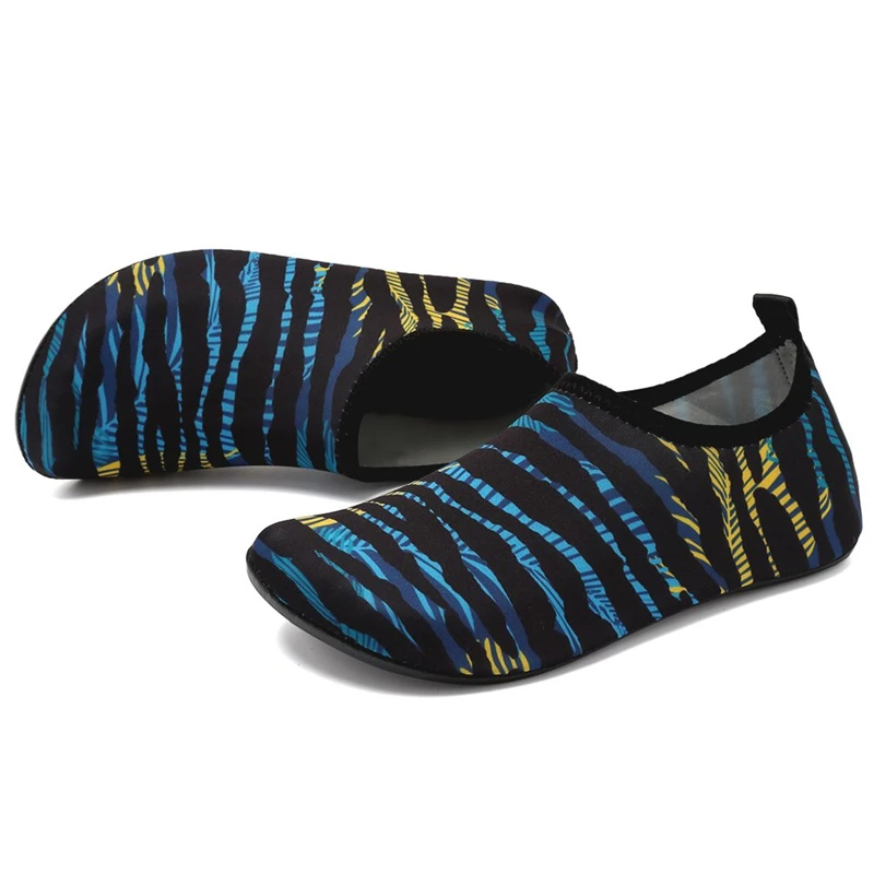 

Unisex Summer Stretch Fabric Socks Beach Wading Shoes Women Lightweight Fitness Yoga Sneakers Men Non-slip Soft Jogging Shoes