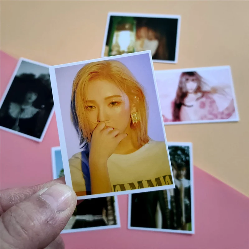 16 шт./компл. KPOP Девушки RBB RV альбом HD Фотокарточка ПВХ открытки самодельные