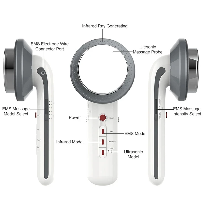 

Infrared Ultrasonic EMS Body Slimming Massager Weight Loss Fat Burner Galvanic Therapy Ultrasound Cavitation Beauty Machine