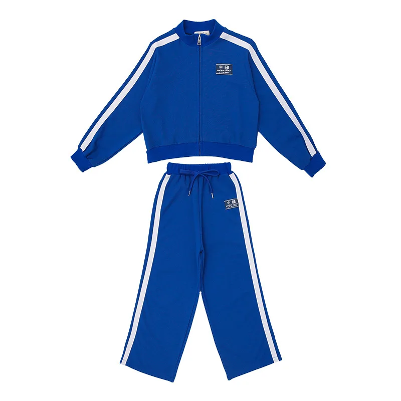 

Loose Spring Autumn Baby Girls Suit Coat + Pants 2pcs Kids Teenage Outwear Children Clothing High Quality