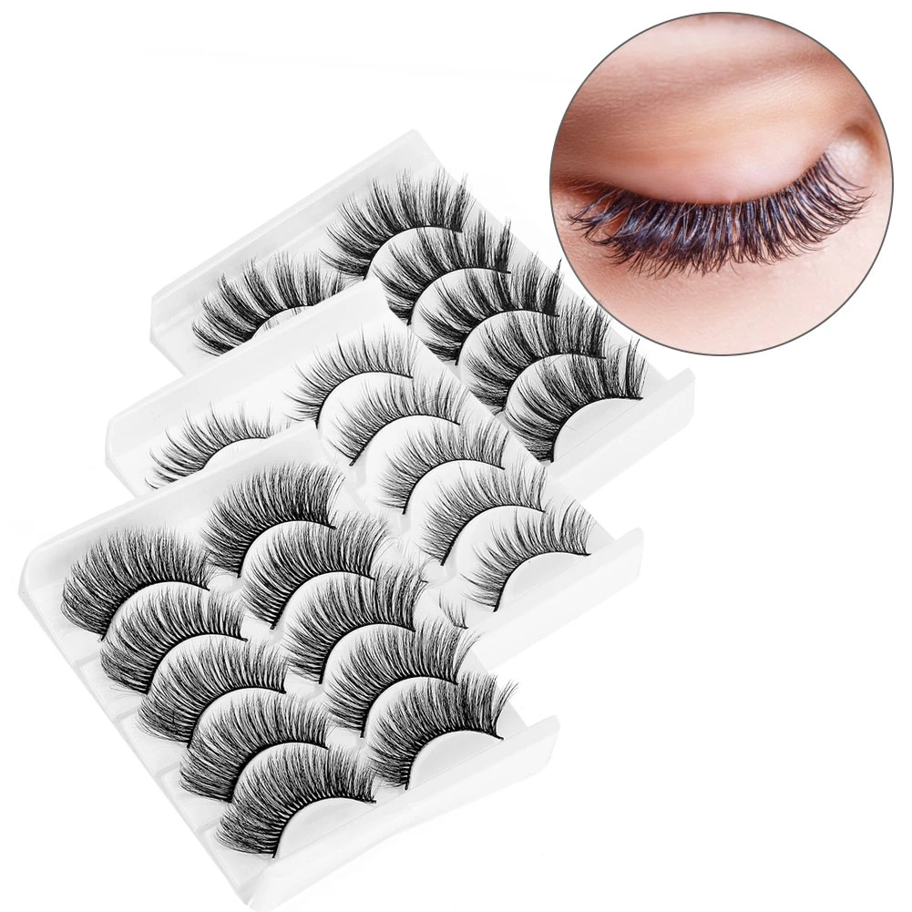 

3D Three-dimensional Grafting False Eyelashes Natural Long Eyelashes Extension Beauty Tool