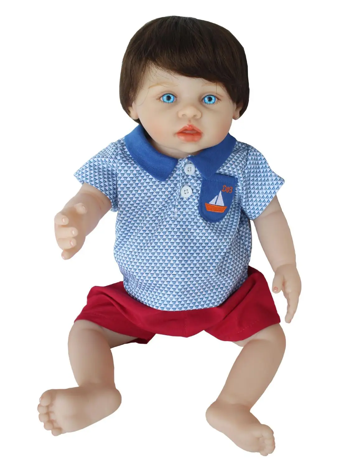 Забавные детские Игрушки для ванны кукла реобрен полностью силиконовая