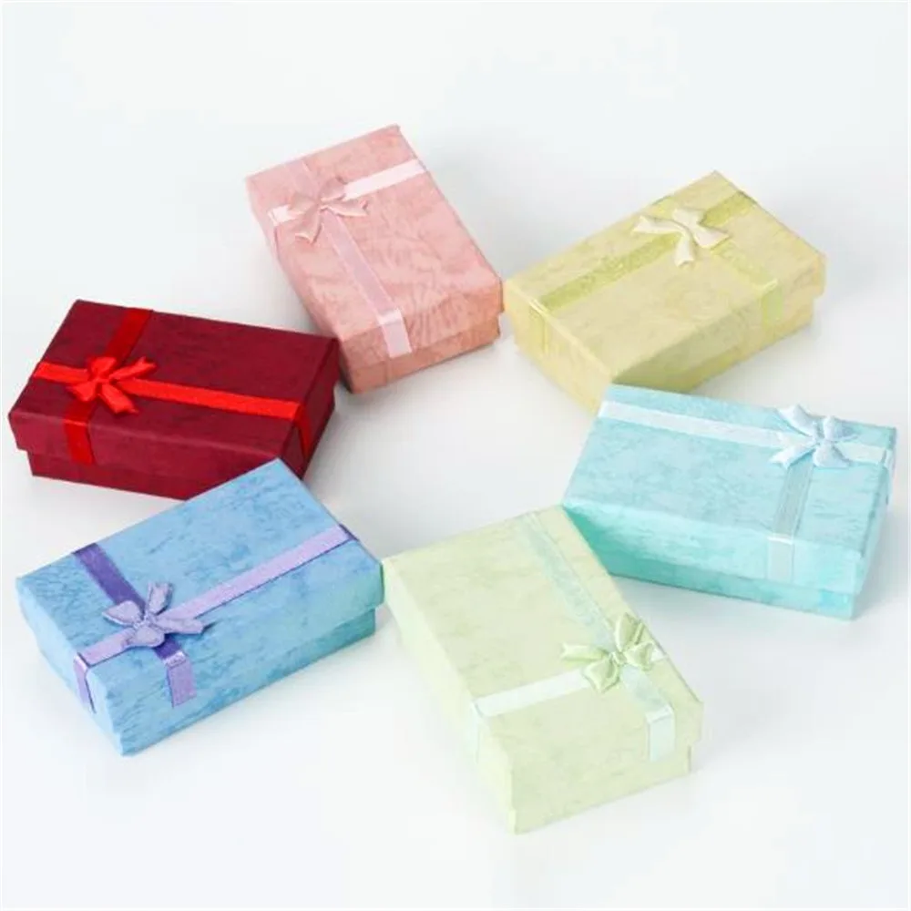 

5*8cm New Fashion Beauty Jewellery Gift Box Pendant Case Diaplay For Ring Earring Necklace Watch