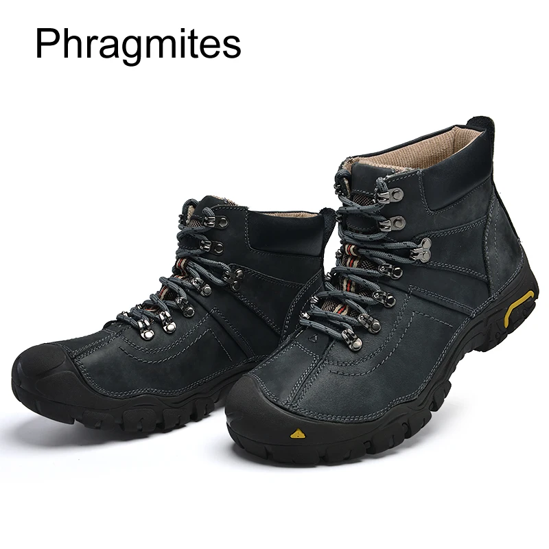 Phragmites/защитная Рабочая обувь с носком; теплые дышащие зимние ботинки; botas mujer invierno; ; Мужская обувь; большие размеры 48