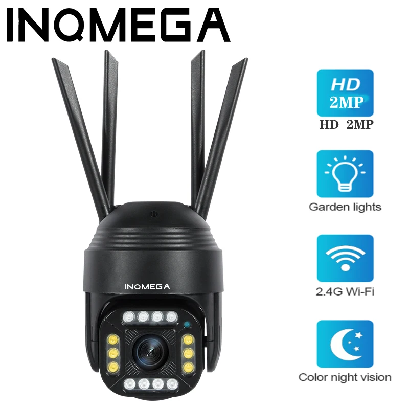 

Камера видеонаблюдения INQMEGA, 2 МП, Wi-Fi, ONVIF/NVP