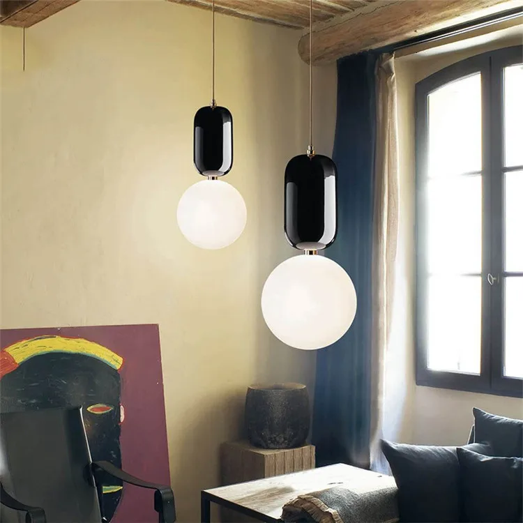 2019 новый дизайн стеклянный подвесной светильник скандинавский стиль | Лампы и
