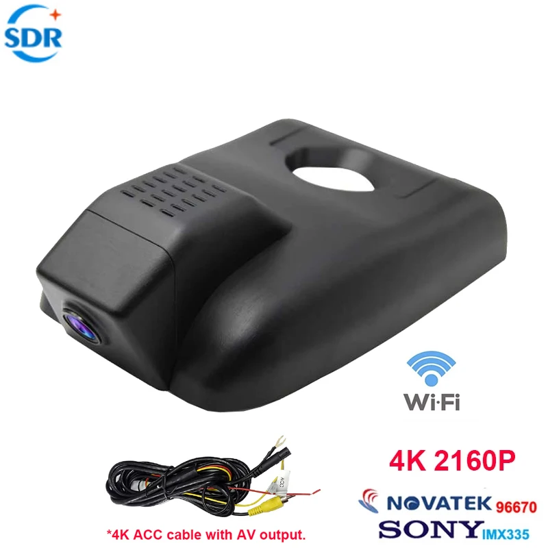 

4K 2160P Novatek 96670 Sony IMX335 Wifi Car DVR Video Recorder Dash Cam Camera For Toyota Highlander 2018 2019 2020 2021