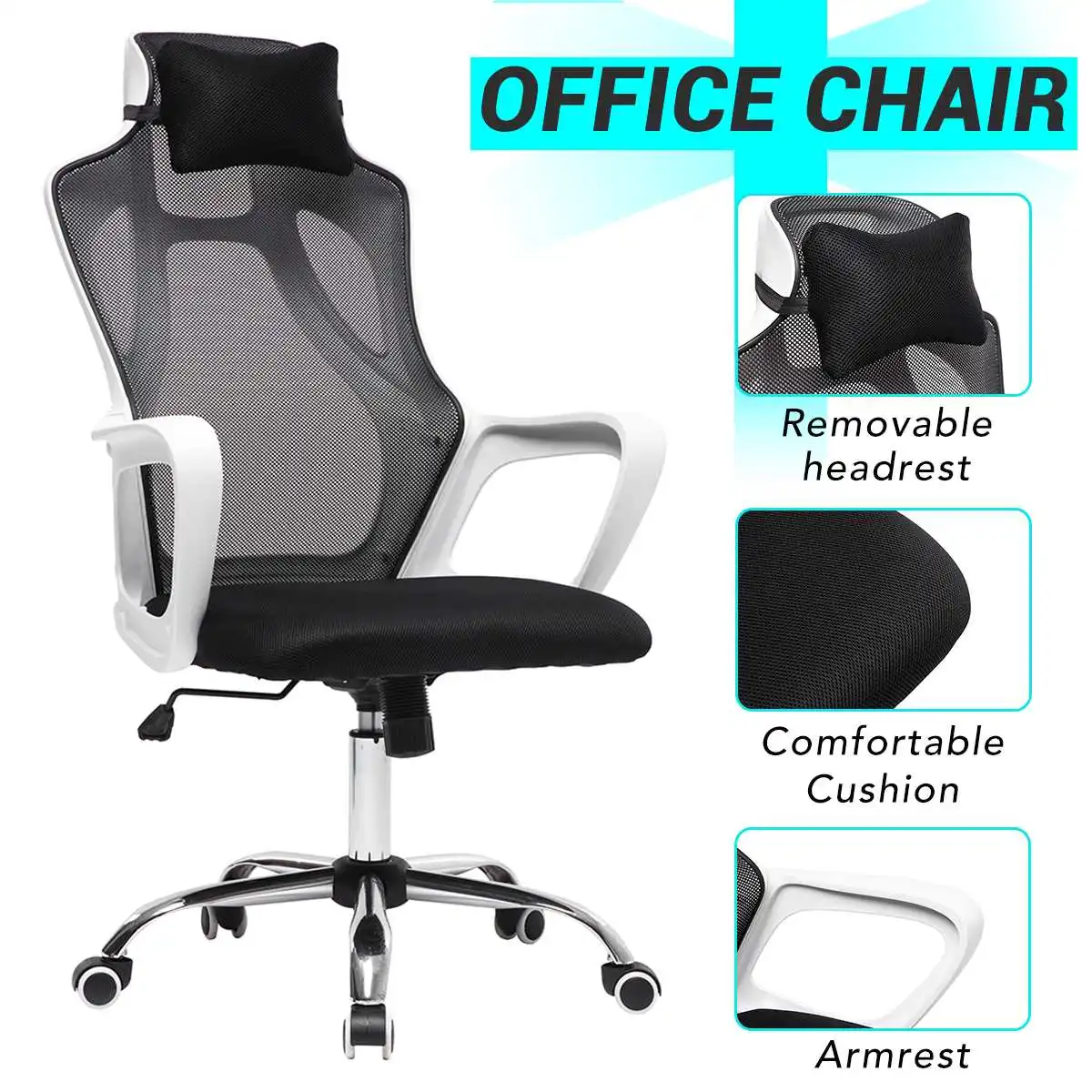 

Office Chair Ergonomic Gaming Computer Chair Desk Chair Lumbar Support Home Office Recliner Gamer Gaming Chair Conference Chairs