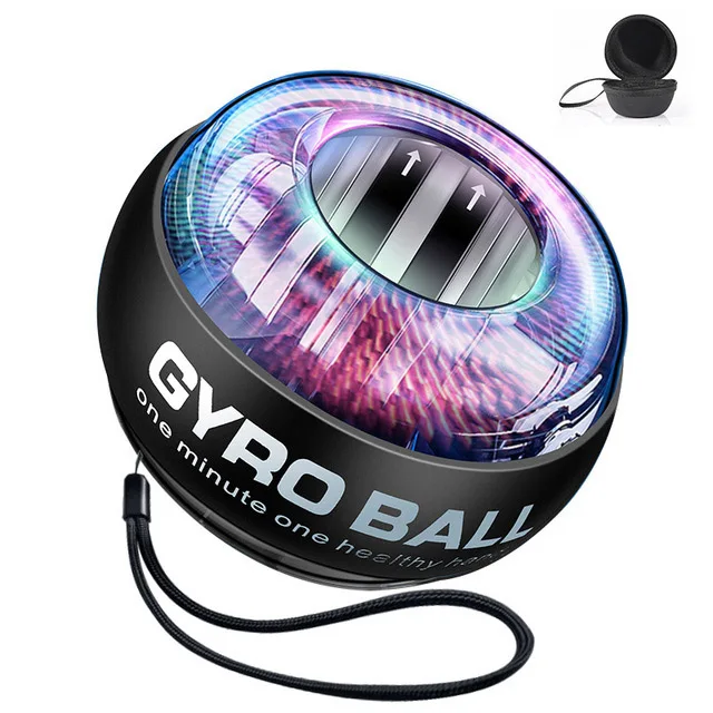 

LED Wrist Ball Muscle Strength Training Self-Starting Power Ball Arm Exerciser Home Gym power ball Fitness Equipment