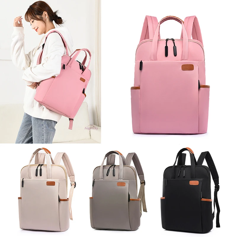

New Fashion Women's Travel Backpack For 13 14Inch Laptop Shoulder Bag Waterproof Men's Casual Rucksack HandBag Schoolbag Mochila