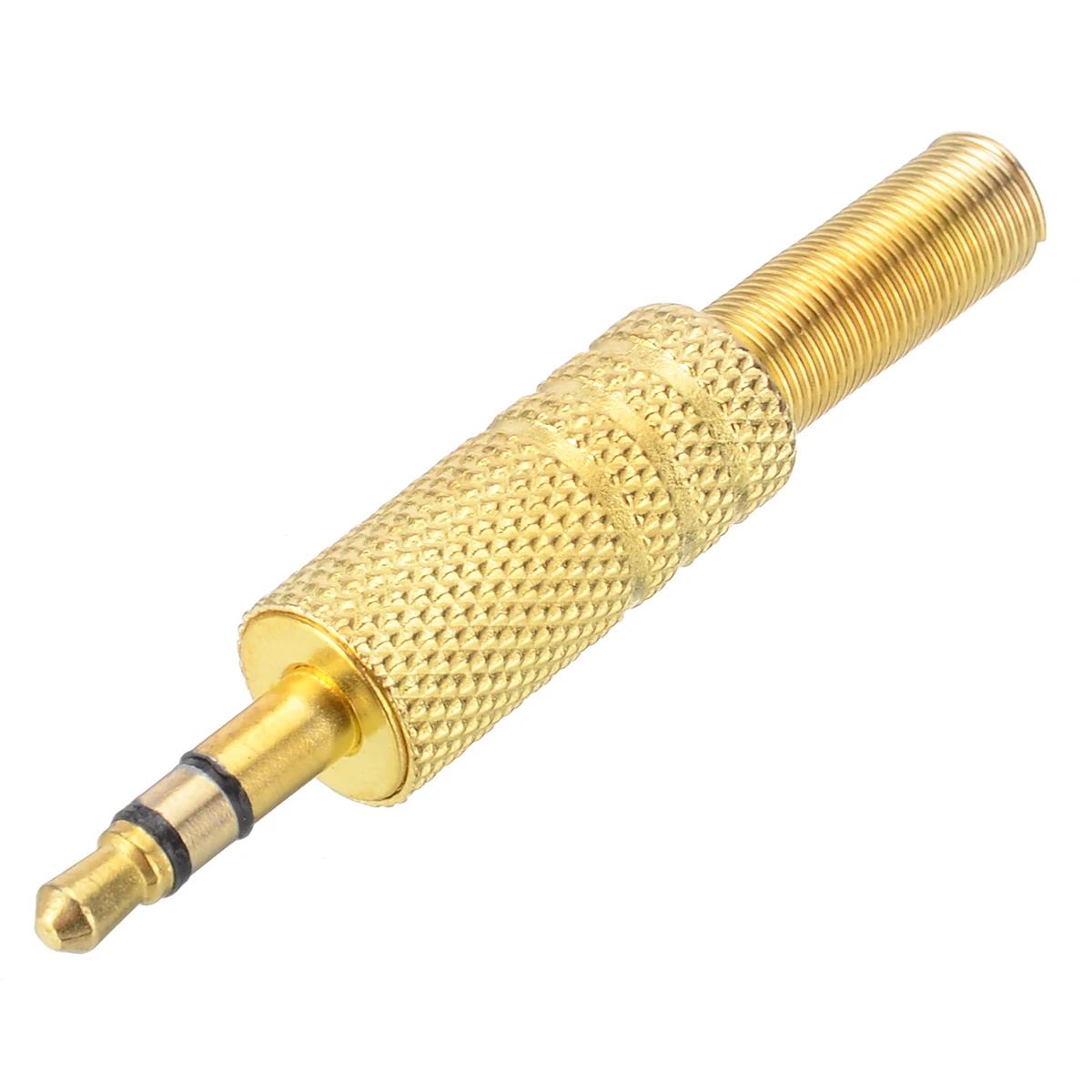 5 шт. 3 полюсная стереоштепсельная вилка мм с золотым покрытием аудиоадаптер для