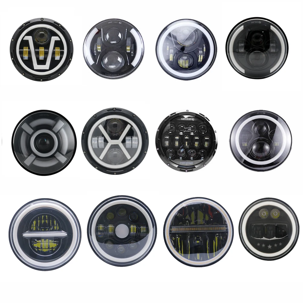 Новый 7 дюймов мотоцикл Проектор moto Hi/короче спереди и длиннее сзади)