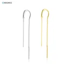 Серьги-подвески женские Kikichicc, из Стерлингового золота 925 пробы, с булавкой, в стиле панк, 2020