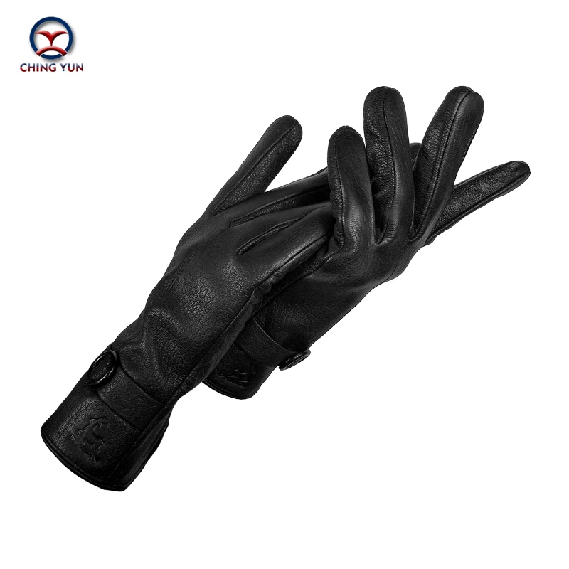 Женские перчатки из натуральной кожи с имитацией оленя модные зимние и весенние