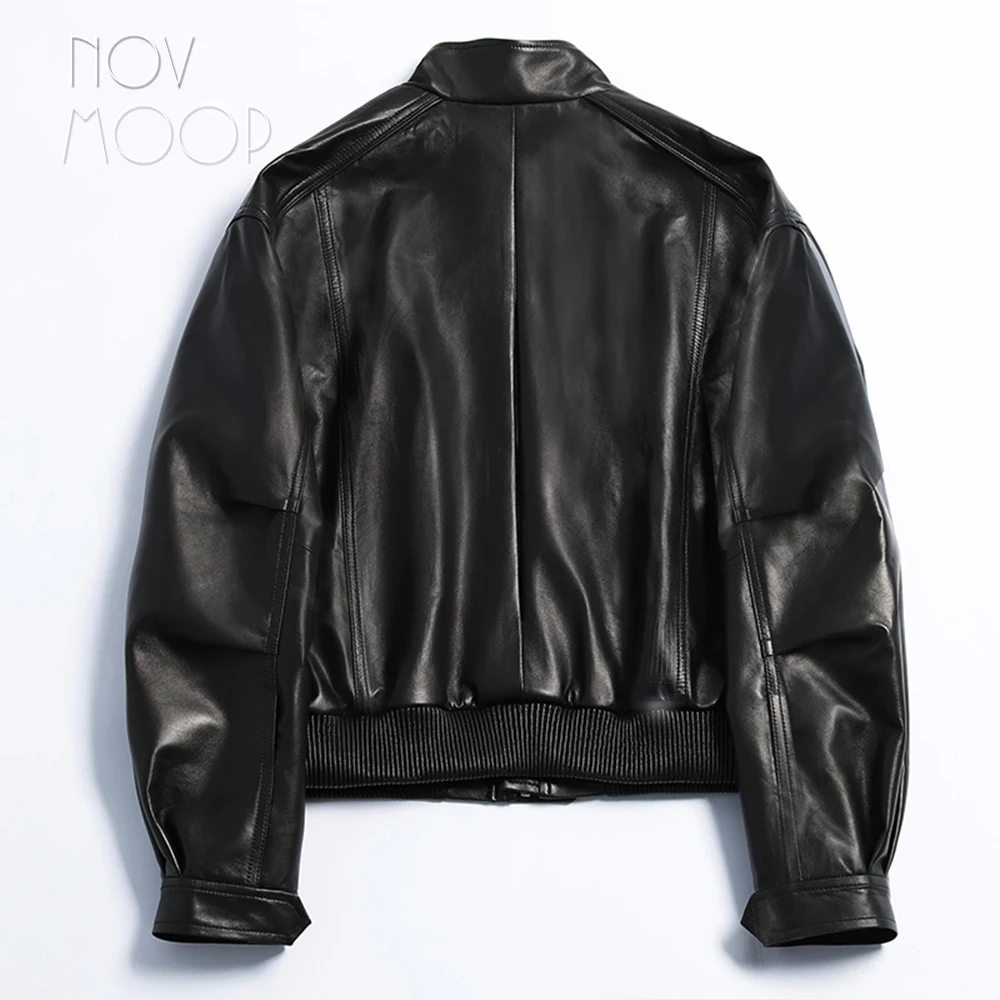 Novmoop 2019 Высокая уличная Новая модная шикарная Повседневная стильная куртка из