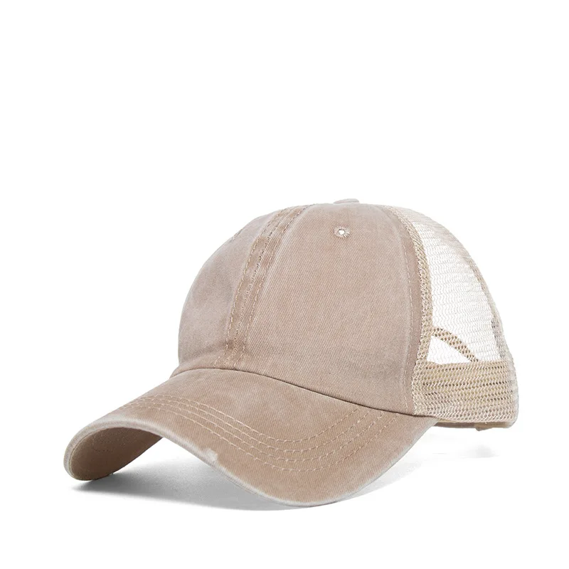 

8 Colors Baseball Caps Men Women's Cap Washed Snapback Hip Hop Hat Dad Hat Summer Breathable Mesh Gorras Unisex Streetwear Bone