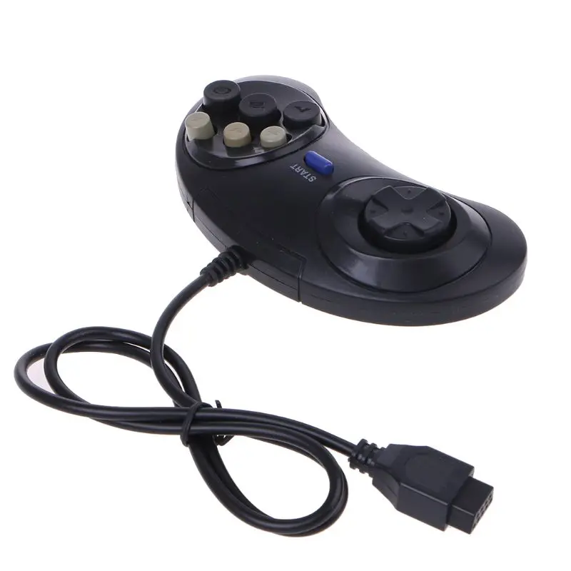 6 кнопочная Проводная прокладка геймпад для игры Sega Mega Drive Megadrive MD Genesis игровой