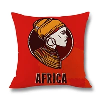 african tribe style sofa cushion cover 45x45cm home textile simple fauxlinen retro decorative pillow case bedroom throw pillows