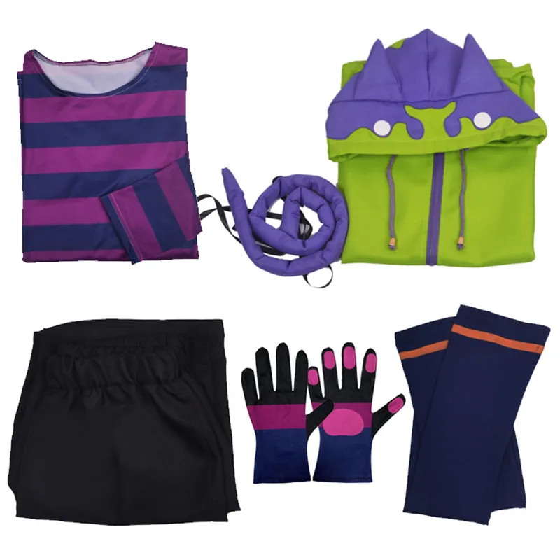 Костюм для косплея Мии SK8 Бесконечность Китай с капюшоном на молнии короткой